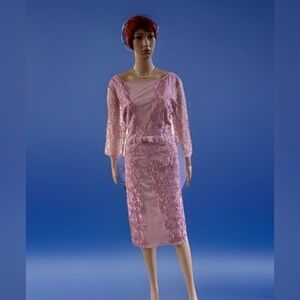 Women’s Lace Overlay Dress XL Lavender NWOT